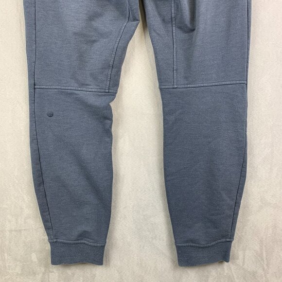 Lululemon Mens Sweatpants Small Blue City Sweat Jogger French Terry 28" Shorter - Picture 9 of 11